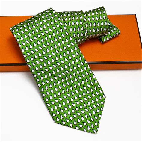 hermes tie green|authentic hermes ties online.